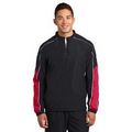 Sport-Tek  Piped Colorblock 1/4-Zip Wind Shirt